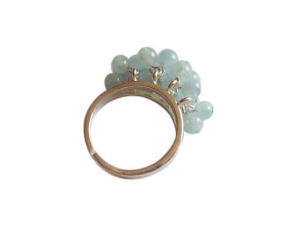 Gemshine - Damen - Ring - Silber 925 - Aquamarin - Blau, Ringgröße:54 (17.2) – Bild 4