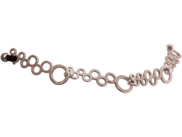 GEMSHINE Damenhalskette Choker in Silber oder rose vergoldet mit längenverstellbares schwarzes Samtband. Made in München / Germany. Qualitätsvoller Schmuck im edlen Etui. – Bild 3