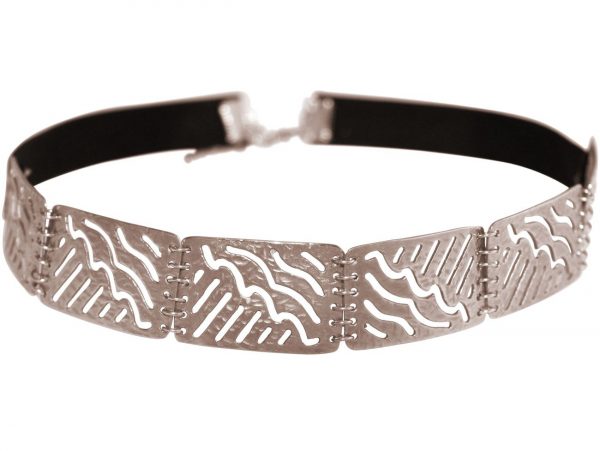 GEMSHINE Damenhalskette Choker in Silber, vergoldet oder rose. Längenverstellbares schwarzes Samtband. Made in München / Germany. Qualitätsvoller Schmuck im edlen Etui. – Bild 4