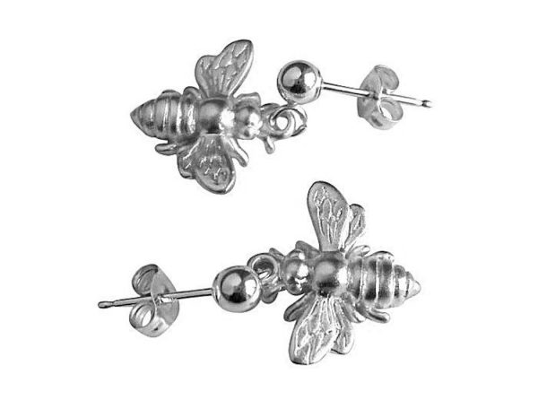 Gemshine - Damen - Ohrringe - 925 Silber - BEE - Biene - 1,5 cm – Bild 4