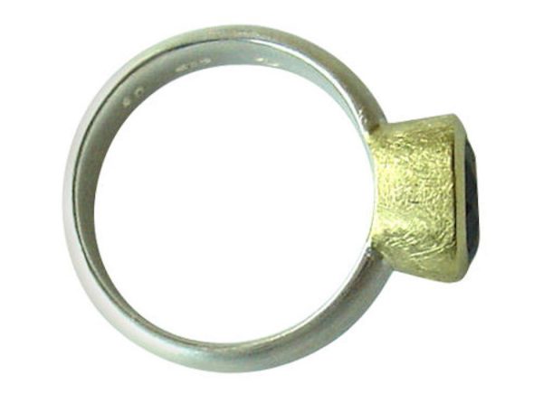 Gemshine - Damen - Ring - Silber 925 - Vergoldet - Rauchquarz - Braun, Ringgröße:58 (18.5) – Bild 4