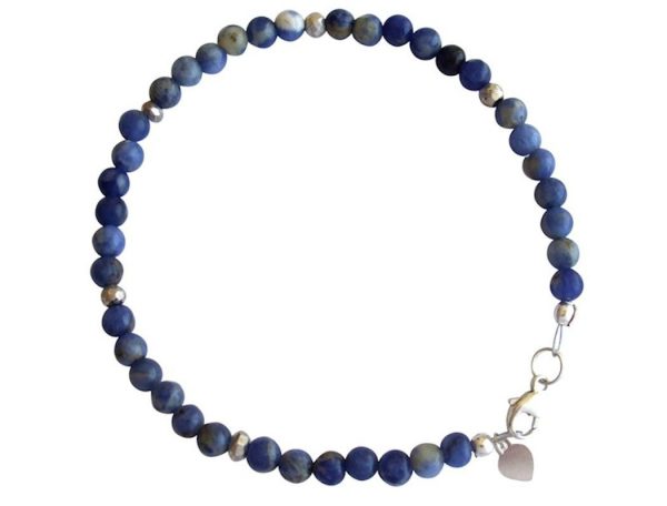 Gemshine - Damen - Armband Set - Sea Breeze Silber - Türkis - Aquamarin - Lapis Lazuli - Blau - 925 Silber – Bild 5