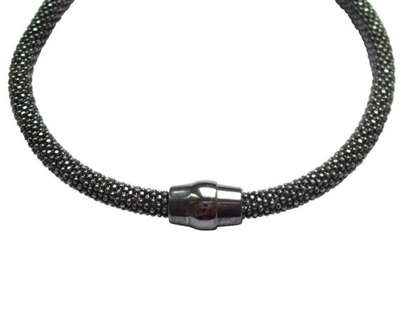 Gemshine - Damen - Armband - 925 Silber - Ruthenium - Schwarz – Bild 3