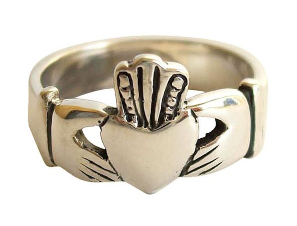 Gemshine  - Damen - Ring - 925 Silber - Claddagh, Ringgröße:54 (17.2) – Bild 3