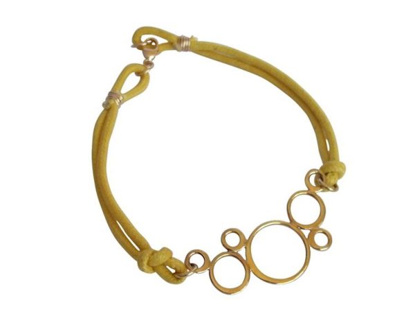 Gemshine - Damen - Armband - Vergoldet - KNOT - BUBBLES – Bild 4