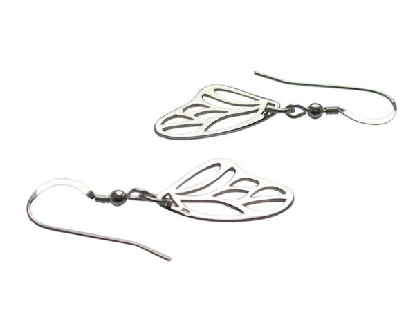 Gemshine - Damen - Ohrringe - Schmetterling - Flügel - WINGS - 925 Silber –- 3 cm – Bild 4